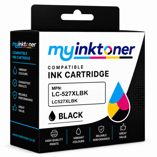 Compatible Brother LC-527XLBK High Capacity Black Ink Cartridge (LC527XLBK)