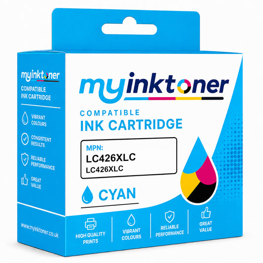 Compatible Brother LC426XLC High Capacity Cyan Ink Cartridge