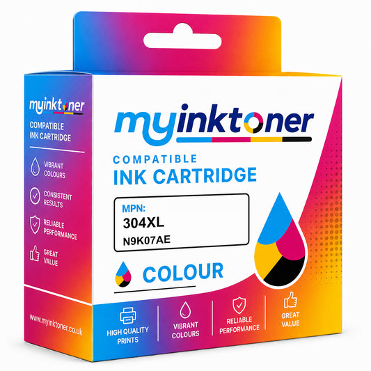 Compatible HP 304XL Colour High Capacity Ink Cartridge (N9K07AE)