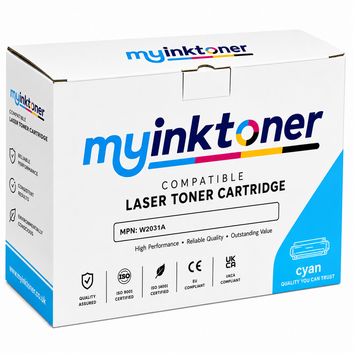 Compatible HP 415A Cyan Toner Cartridge (W2031A)